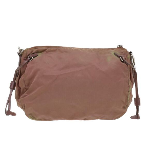 PRADA Shoulder Bag Nylon Wine Red - Picture 3 of 9